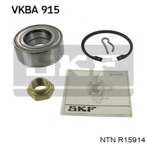Комплект підшипник маточини передньої NTN R15914 ціна, від 12.93 USD