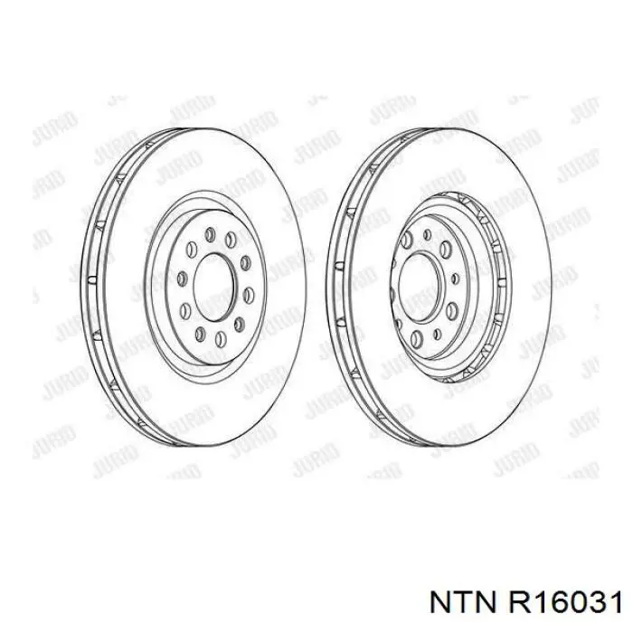Купити R16031 NTN Маточини передніх коліс