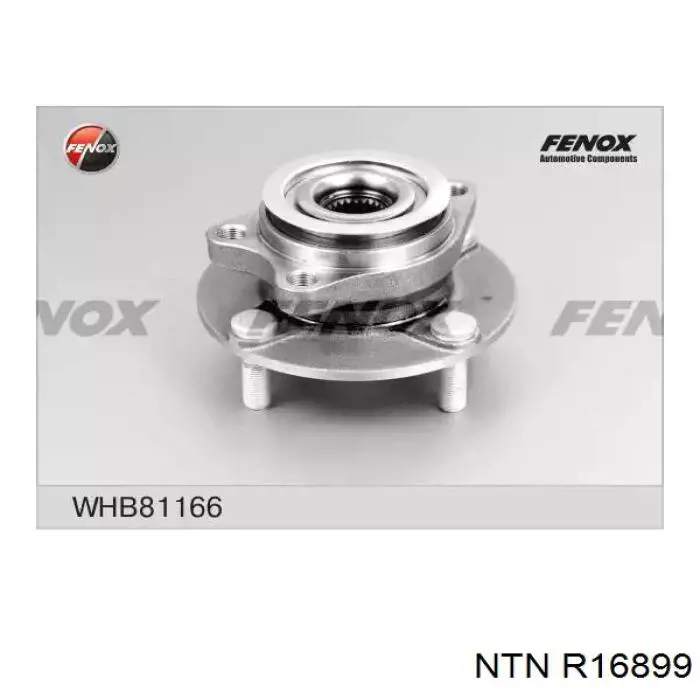 Підшипник задньої ступиці R16899 NTN