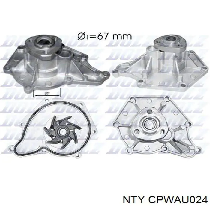Водяний насос NTY CPWAU024