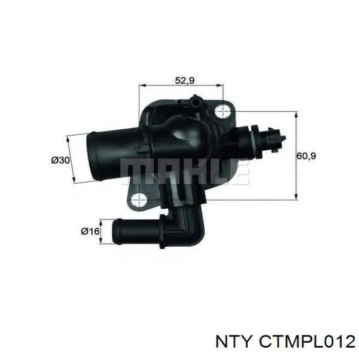 CTMPL012 NTY корпус термостата