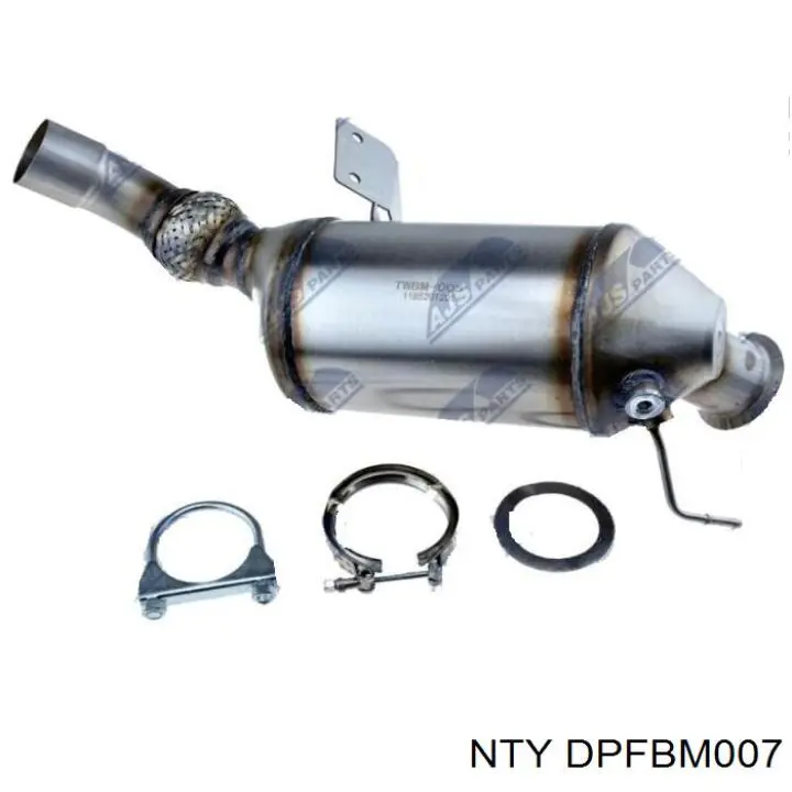 Фільтр системи відпрацьованих газів NTY DPFBM007 ціна, від 315.33 USD