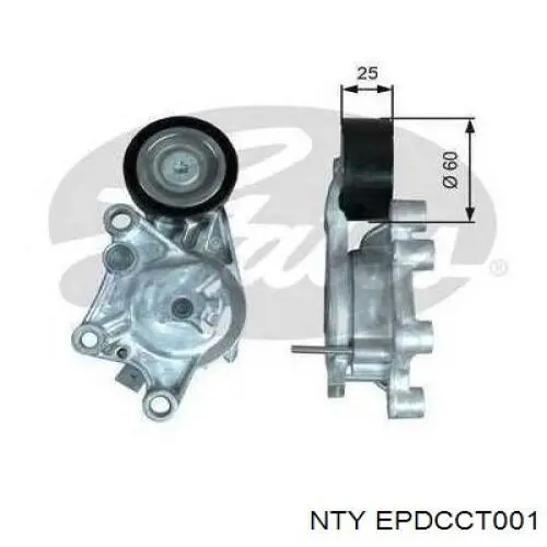 Датчик сигналізації паркування (парктронік), передній EPDCCT001 NTY
