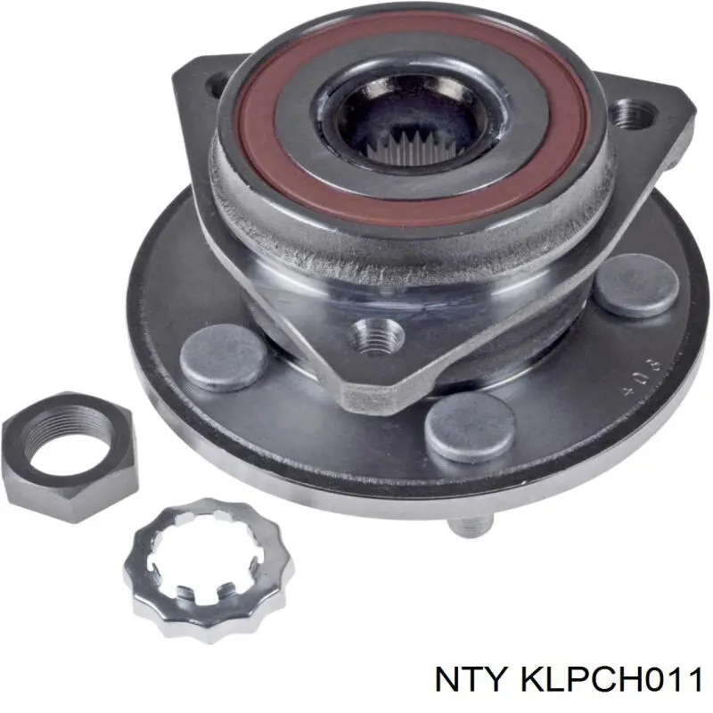 Маточина колеса передня NTY KLPCH011 ціна, від 48.13 USD