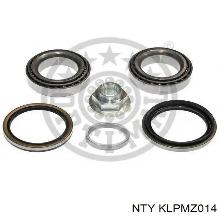 Комплект підшипник маточини передньої NTY KLPMZ014 ціна, від 14.66 USD