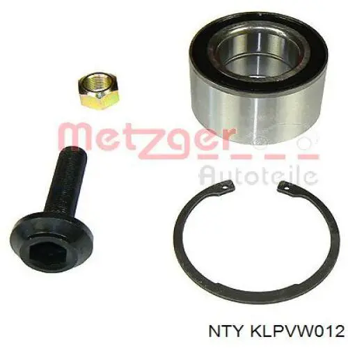 Комплект підшипник маточини передньої NTY KLPVW012 ціна, від 17.25 USD