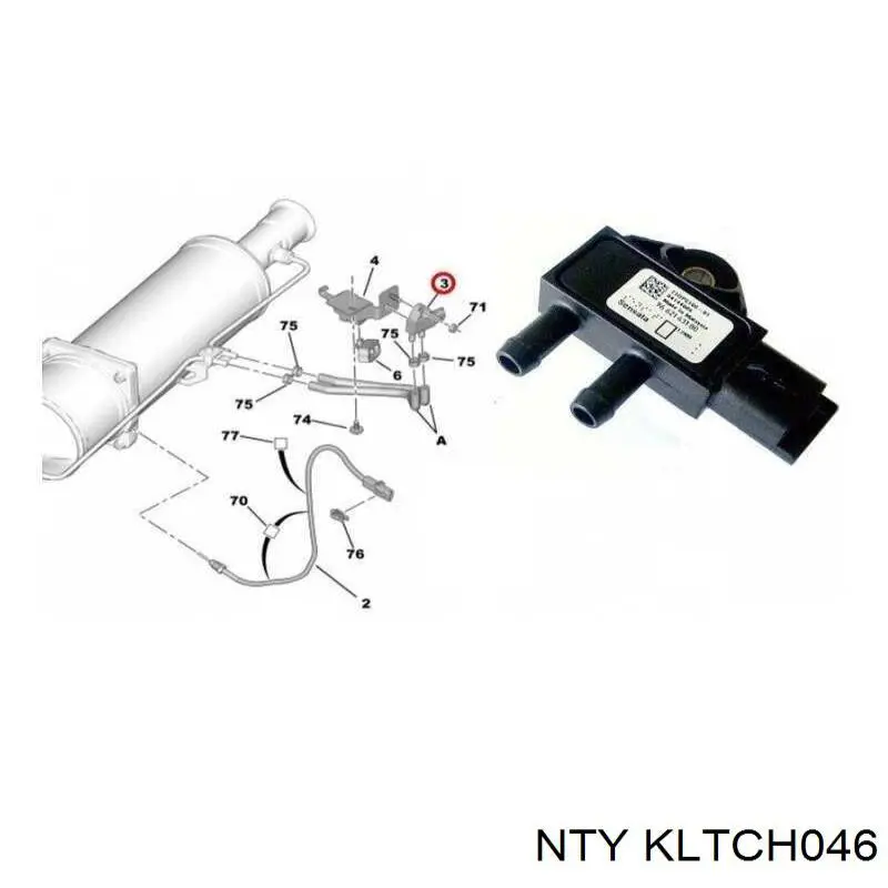 Купити KLTCH046 NTY Підшипник ступиці колеса