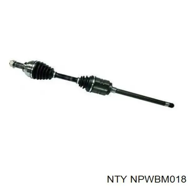 Піввісь передня, права NTY NPWBM018 ціна, від 78.86 USD