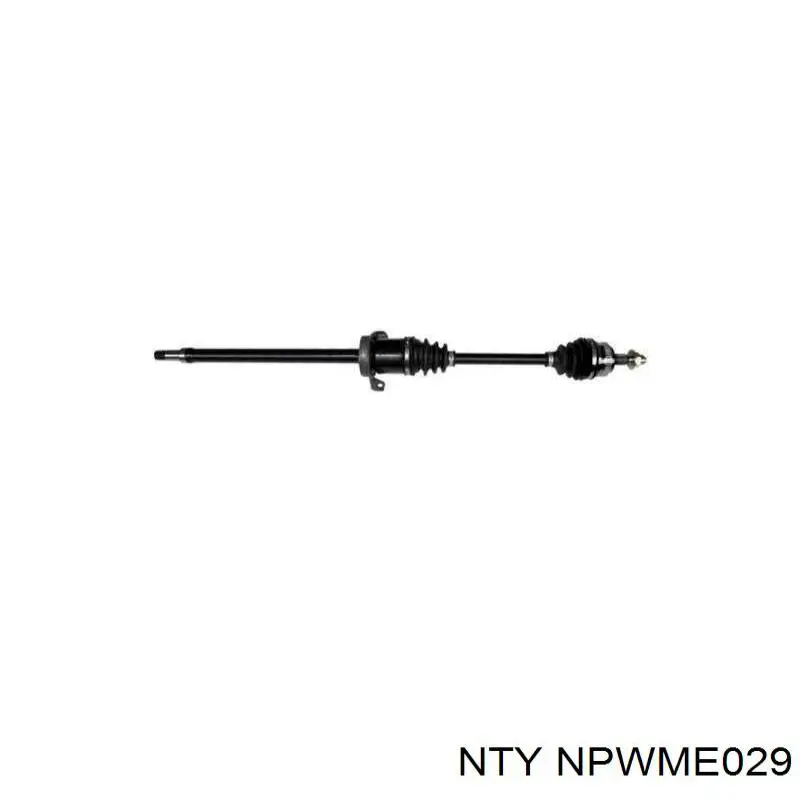 Піввісь передня, права NTY NPWME029 ціна, від 126.69 USD