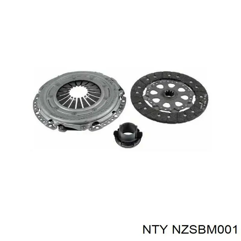 Комплект зчеплення (3 частини) NTY NZSBM001 ціна, від 264.66 USD