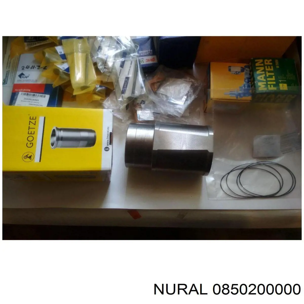 0850200000 Nural Кільця поршневі на 1 циліндр, STD.