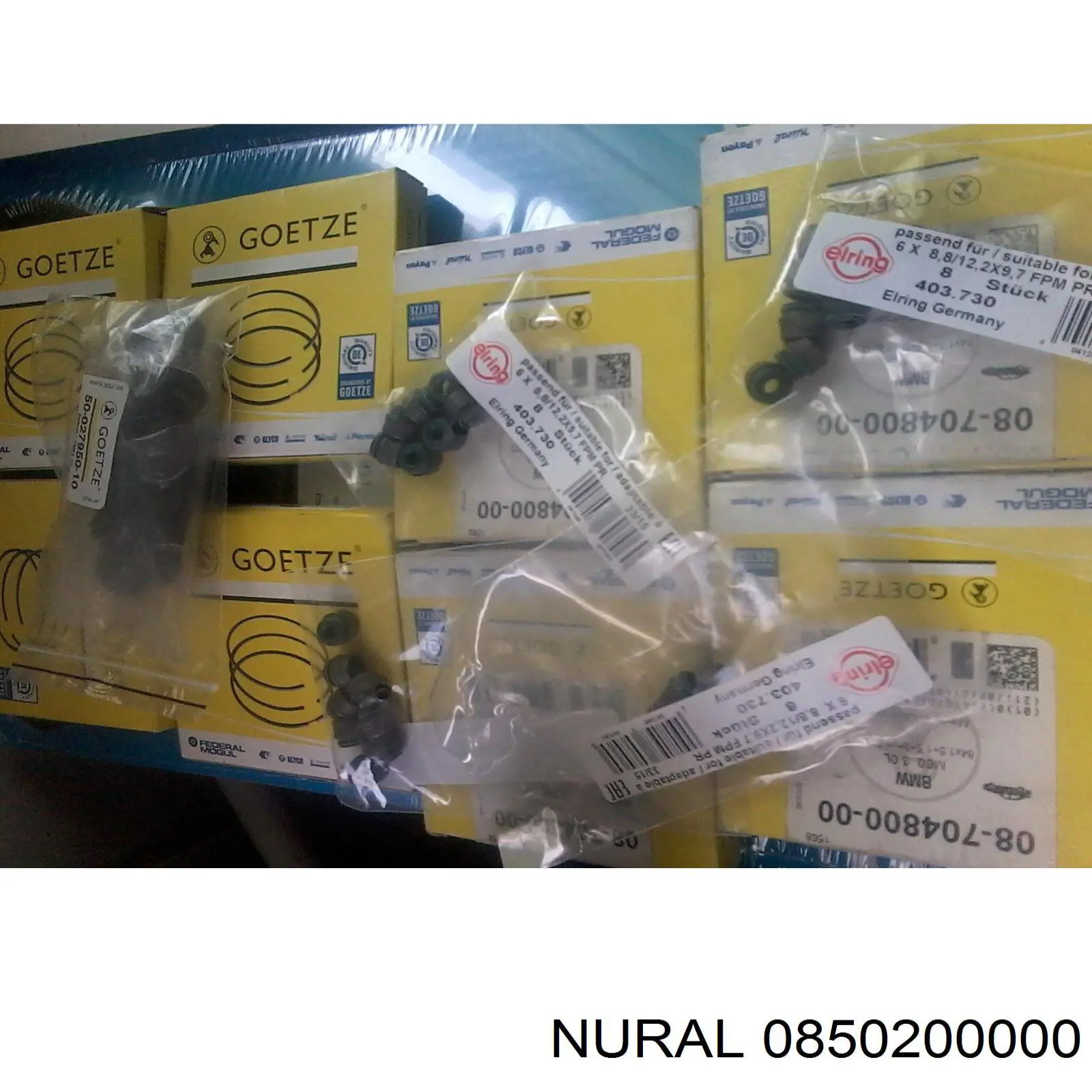 Кільця поршневі на 1 циліндр, STD. Nural 0850200000 ціна, від 14.28 USD
