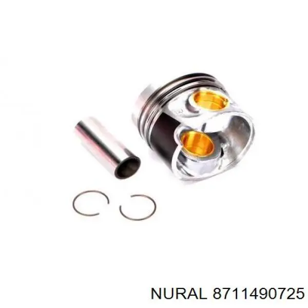 Купити 8711490725 Nural Поршень в комплекті на 1 циліндр, 2-й ремонт (+0,50)