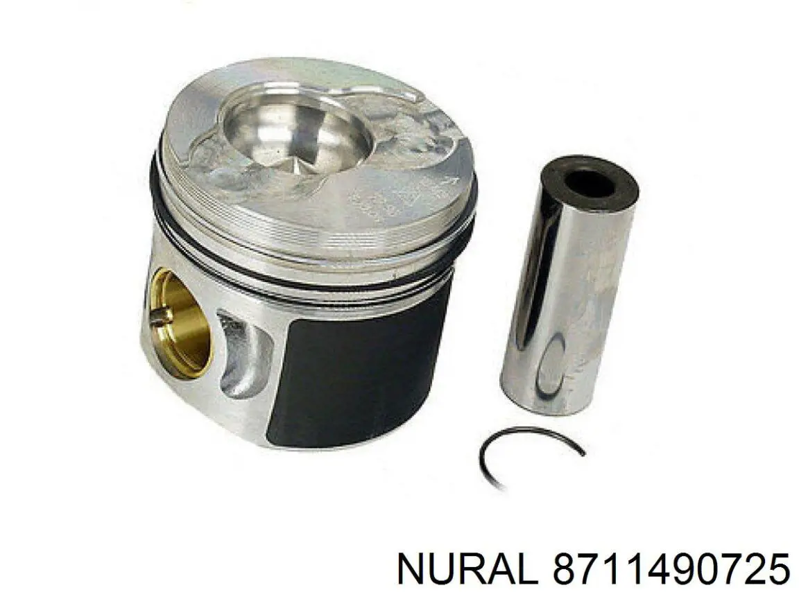 8711490725 Nural поршень в комплекті на 1 циліндр, 2-й ремонт (+0,50)