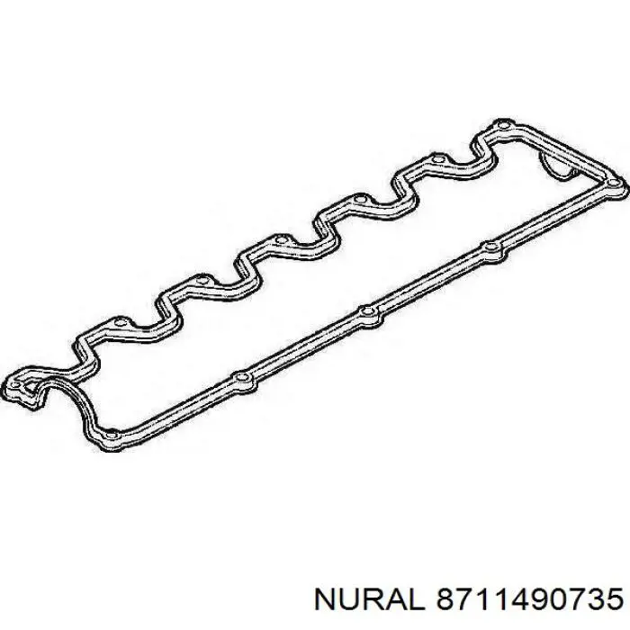 Купити 8711490735 Nural Поршень в комплекті на 1 циліндр, 2-й ремонт (+0,50)