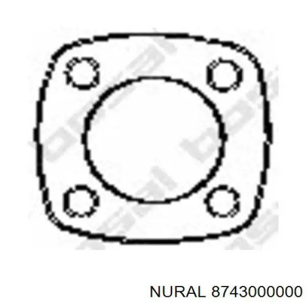 8743000000 Nural Поршня на 1 циліндр, STD