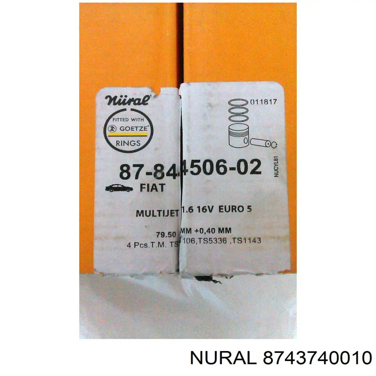 Поршень в комплекті на 1 циліндр, STD 25200464 General Motors