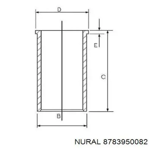 1349787 Ford Поршень в зборі