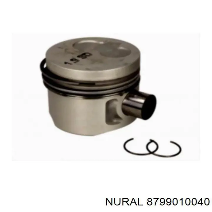 Поршень в комплекті на 1 циліндр, STD 298200 Mahle Original