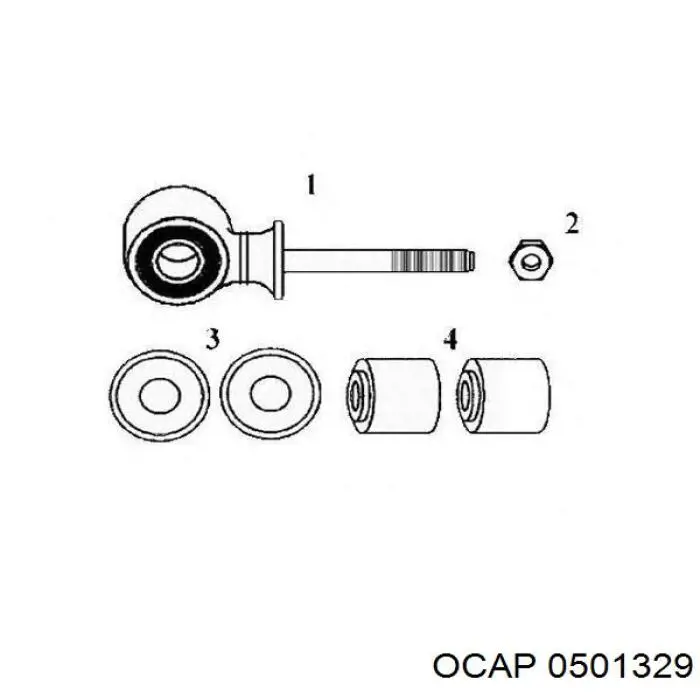 Купити 0501329 Ocap Тяжка стабілізатора переднього