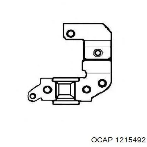 Сайлентблок переднього важеля 1215492 Ocap