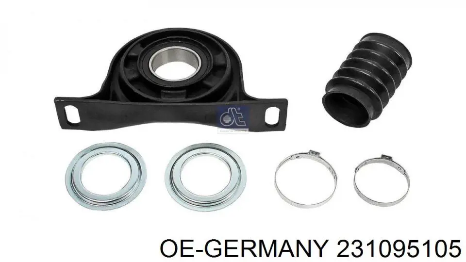Підвісний підшипник карданного валу 231095105 OE Germany
