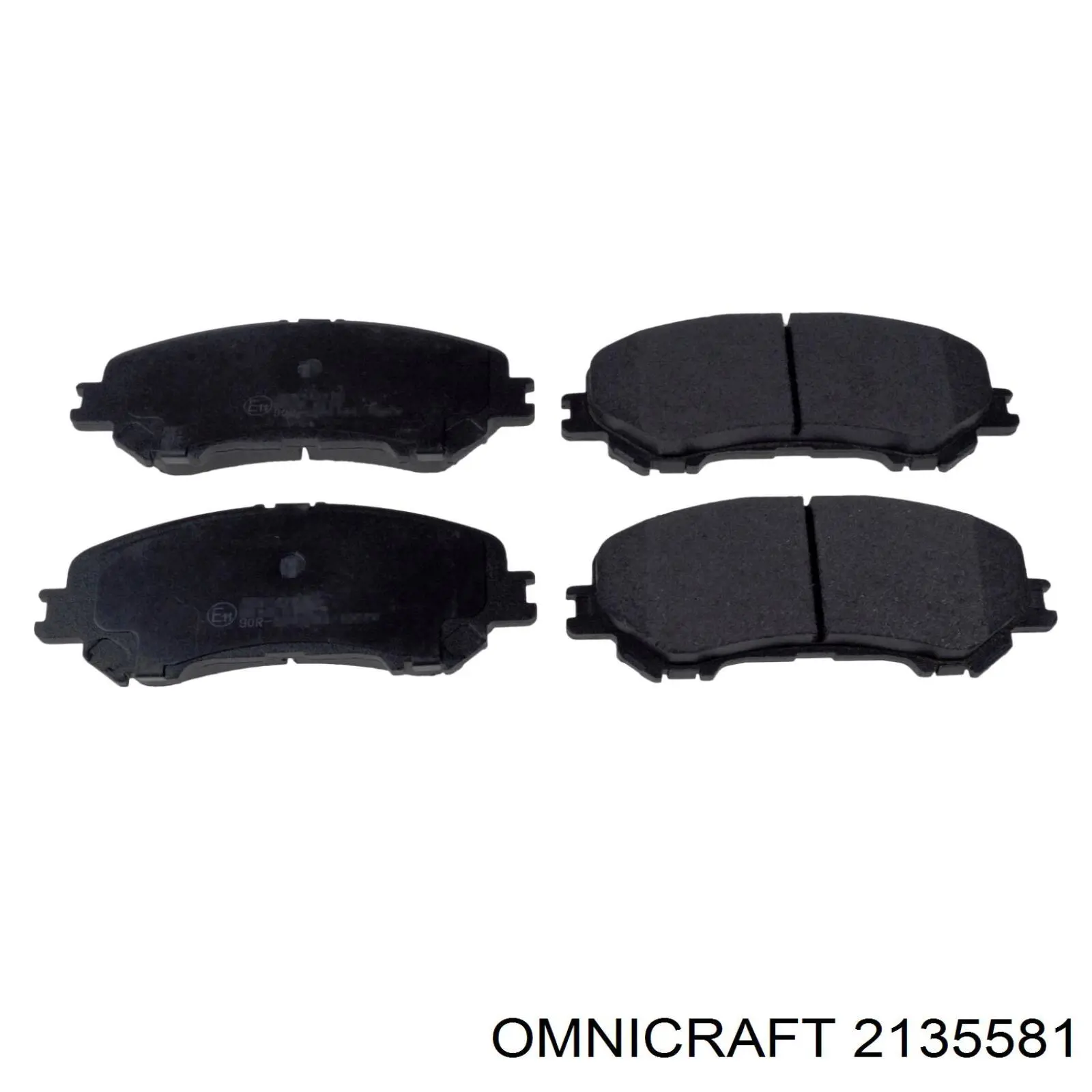 2135581 Omnicraft Колодки гальмівні задні, дискові