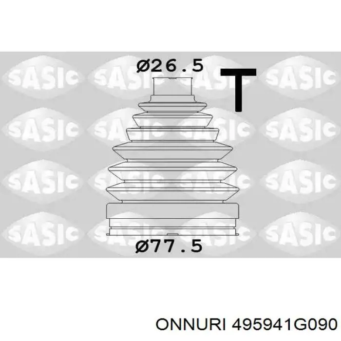 Купити 495941G090 Onnuri Пильник гранати зовнішній, лівий