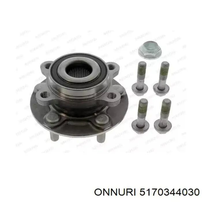 Купити 5170344030 Onnuri Підшипник ступиці передньої