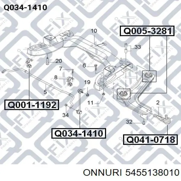 Сайлентблок переднього важеля CBH012 Car-dex