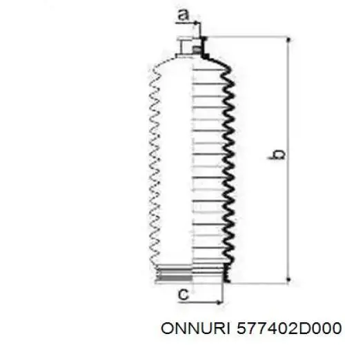 Пильник рульової рейки 37607 Lemforder