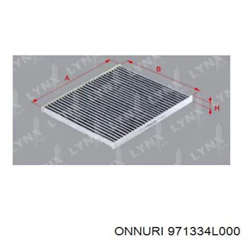 971334L000 Onnuri Внутрішньосалонний фільтр