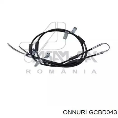 Трос ручного гальма задній, правий/лівий GCBD043 Onnuri
