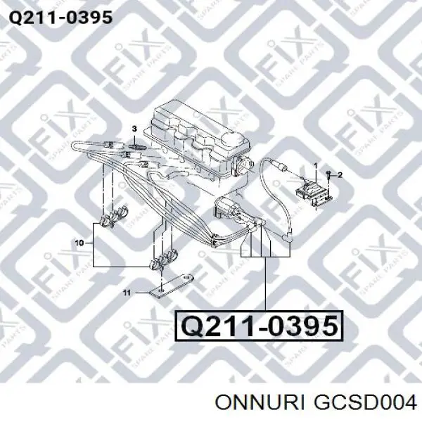 Високовольтні дроти GCSD004 Onnuri