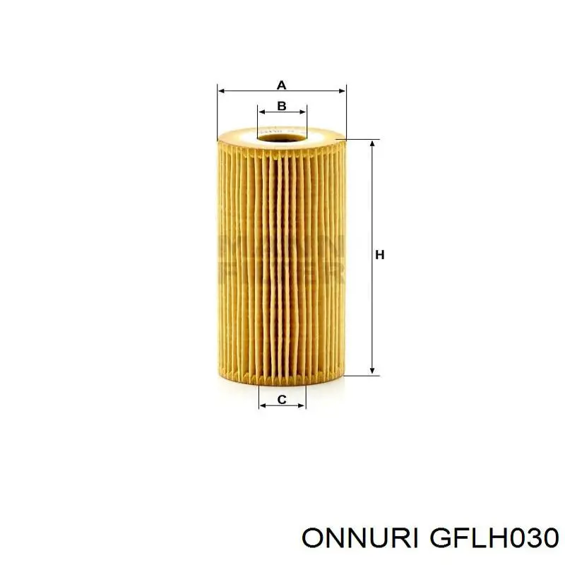 GFLH030 Onnuri Фільтр масла