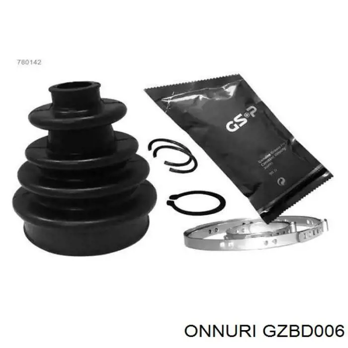 Пильник ШРУСа зовнішній GZBD006 Onnuri