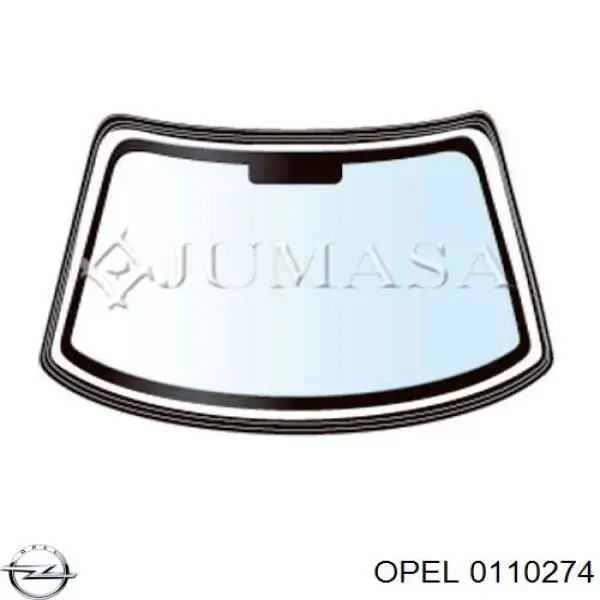 Прокладка лобового скла на Opel Kadett E 39, 49