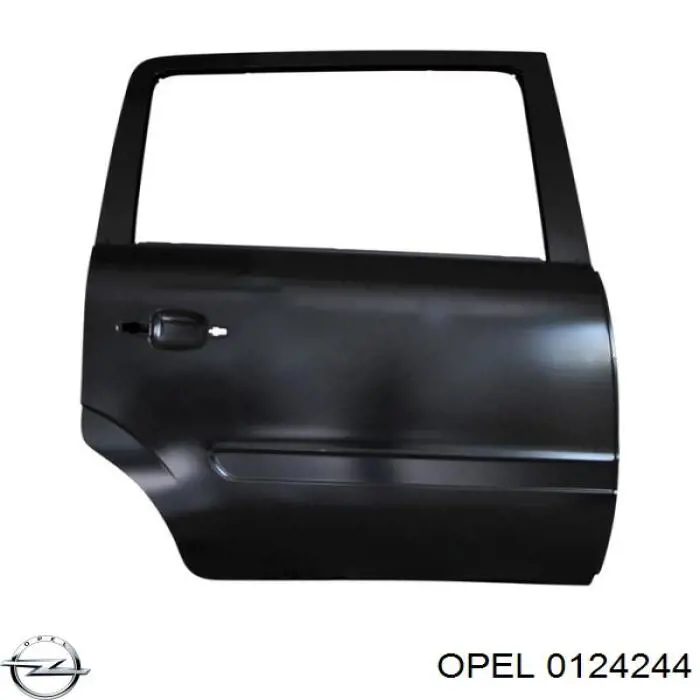 Двері задні, праві Opel Zafira B (A05) (Опель Зафіра)