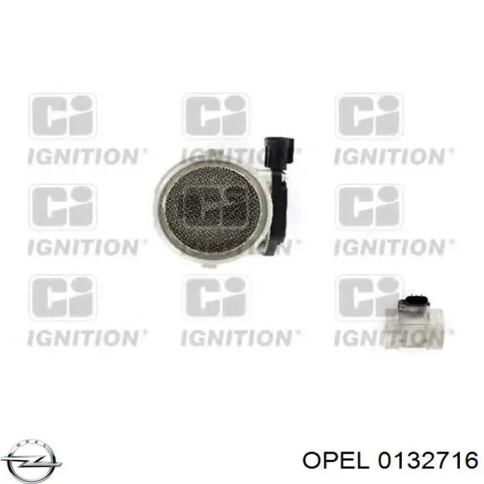 Амортизатор багажника 0132716 Opel