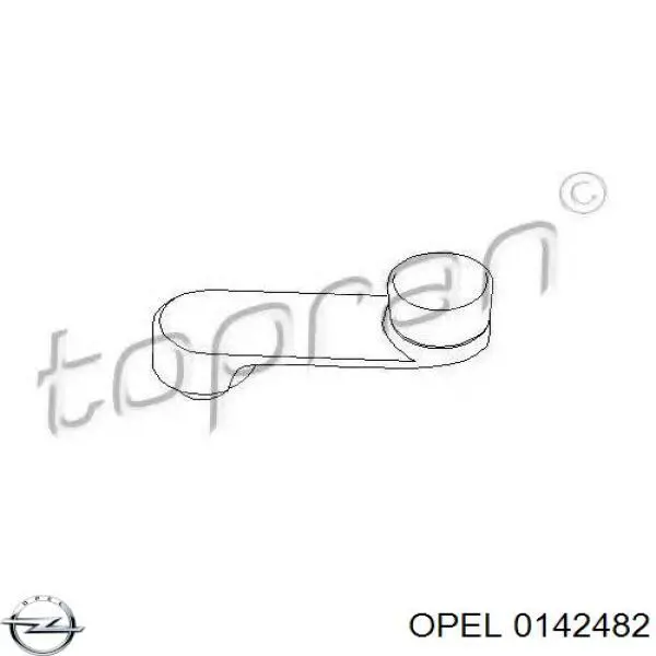 Ручка підйому скла дверей, переднього Opel Corsa B (73, 78, 79) (Опель Корса)