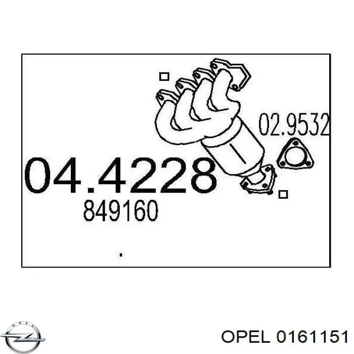 Автоскло Opel 0161151 ціна, від 255.26 USD