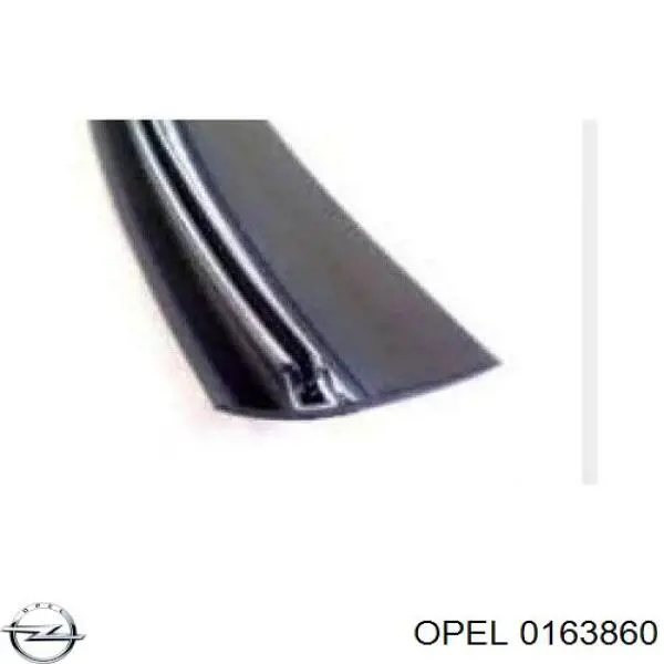 0163860 Opel молдинг лобового скла, нижній