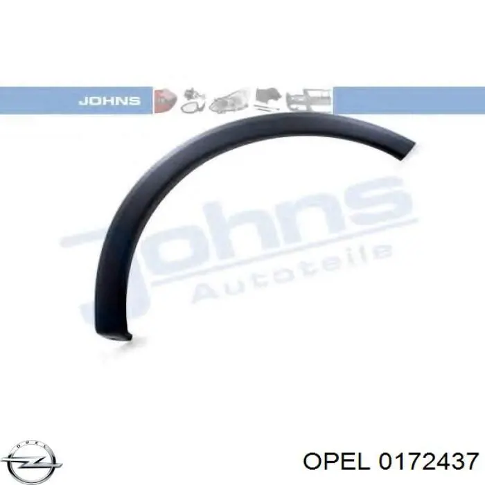 Купити 0172437 Opel Розширювач передньої арки колеса, правий