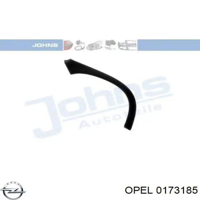 Купити 90428153 Opel Накладка заднього лівого крила