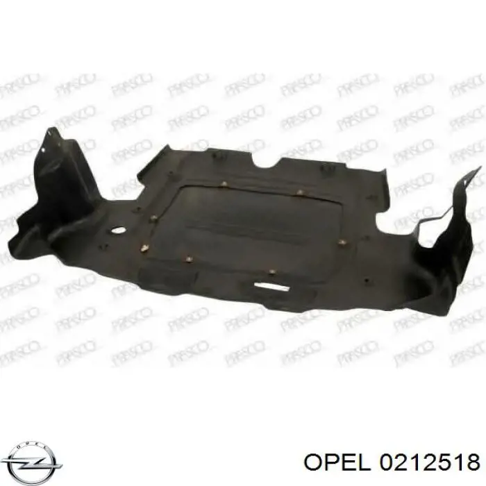 Захист моторного відсіку Opel 0212518 ціна, від 33.16 USD