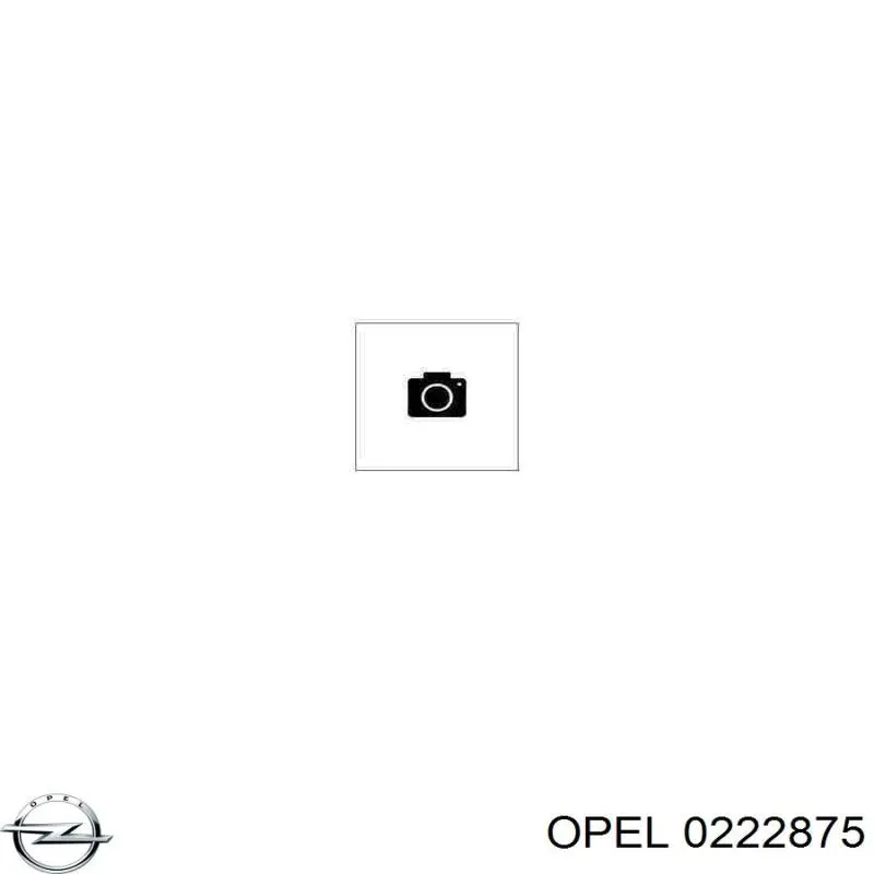 0222875 Opel Заглушка бампера буксирувального гака, передня