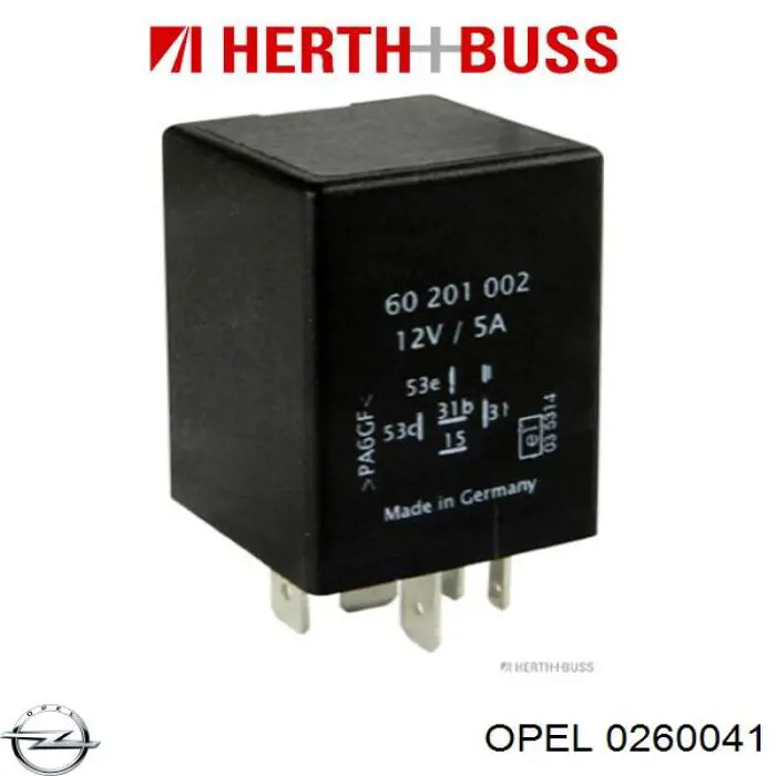 Купити 0260041 Opel 