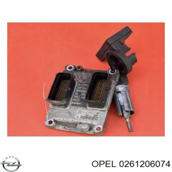 Електронний блок керування двигуном 0261206074 Opel