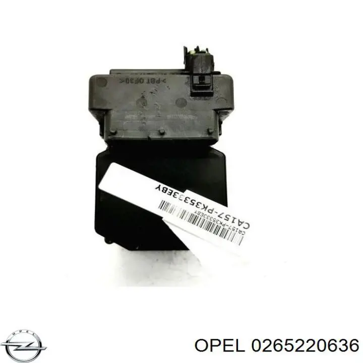 Елементи АБС Opel 0265220636 ціна, від 38.01 USD