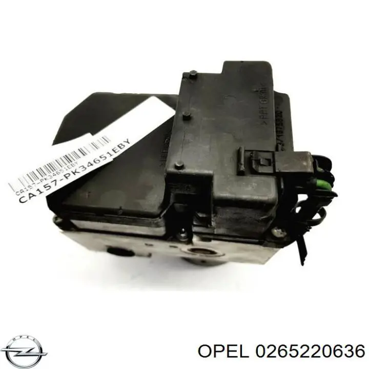 0265220636 Opel Модуль керування (ЕБУ) АБС (ABS)